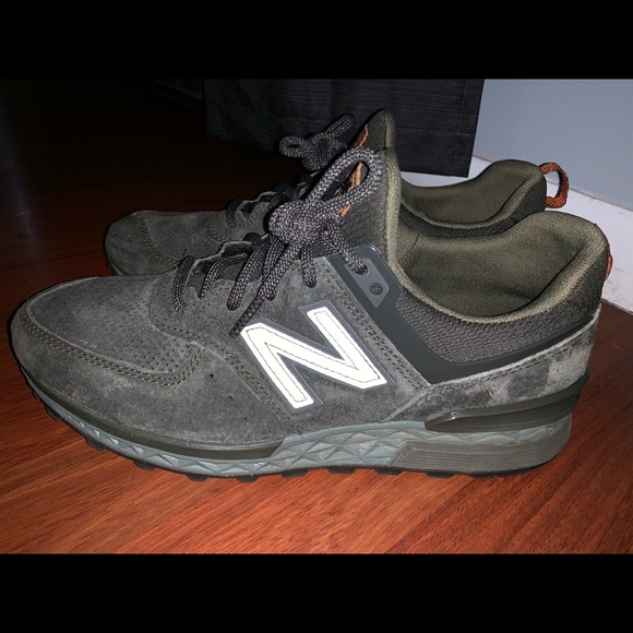 New Balance Other - New Balance Premium Suede 574 Olive